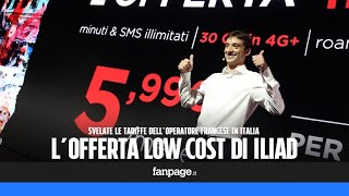 La super offerta di Iliad 599 euro al mese per 30 GB minuti e SMS illimitati [upl. by Anette]