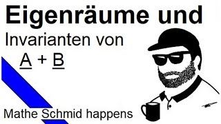 Endomorphismen Invariante Unterräume  Mathematik vom Mathe Schmid [upl. by Cirdec]