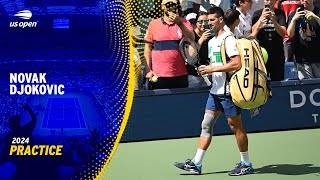 LIVE  Novak Djokovic  Practice Session  2024 US Open [upl. by Barbaresi]