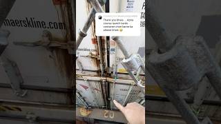 Reefer container mein load hua sugar😱🛳️💀 shortvideo ship explore travel [upl. by Anelhtac845]