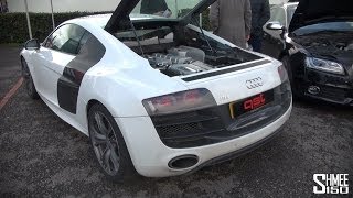 Heffner TwinTurbo Audi R8 V10 by QSTuning  Onboard Ride and Revs [upl. by Aniad696]