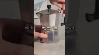 Best Moka Pot Coffee in 3 Steps ☕️✨️ [upl. by Jerrie]