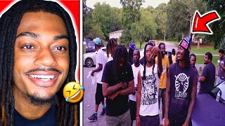 Duke Dennis DeeBlock Hood Vlog 2 REACTION THEY STARTED SHOOTING [upl. by Wolram]