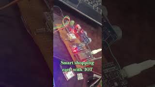 Smart shopping cart with IOT Monitoringarduinoproject diy electronicsprojectsfypiot iotproject [upl. by Dodson]