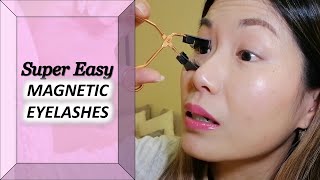 MAGNETIC EYELASHES  HACKS FOR SUPER EASY APPLICATION  VS ARDELL MAGNETIC EYELASHES [upl. by Libb]