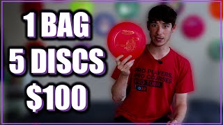 Build a Beginner Disc Golf Bag For 100 [upl. by Adena]