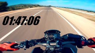 POV  Vuelta quotrápidaquot Circuit de Calafat  014706  HONDA CB650R [upl. by Syl652]