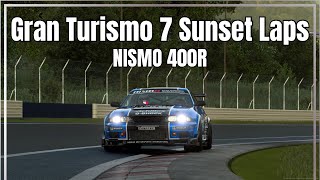 GT7 Sunset Laps  Nissan 400R 96 [upl. by Johanan]