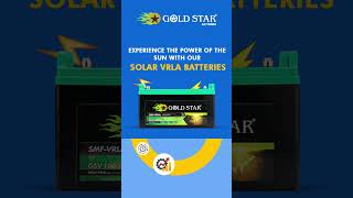 Gold Star Solar VRLA Batteries  Best Solar VRLA Batteries shorts solarbatteries uganda [upl. by Jary]