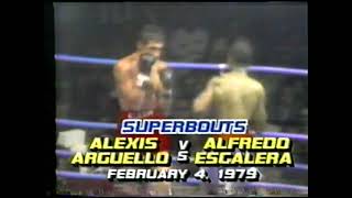 Alexis Arguello KO13 Alfredo Escalera II Superbouts [upl. by Seidel]