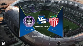 Mazatlan vs Necaxa ● Liga Mx 2024 ● Gameplay Pes 2021 [upl. by Nisotawulo]