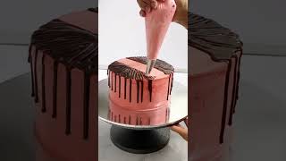 Chocolate dripping tutorial for beginners cake shortsfeed cakedesign chocolate [upl. by Edmondo]