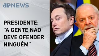 Elon Musk e Lula reagem ao xingamento de Janja [upl. by Notnelc]