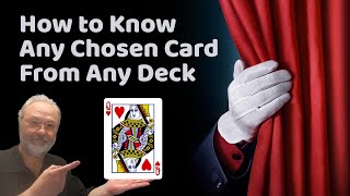 How to Find Any Freely Selected Card from Any Borrowed Deck [upl. by Greenwald]