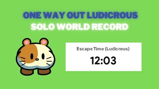 Gimkit One Way Out Solo Ludicrous WR 1203 [upl. by Faux475]