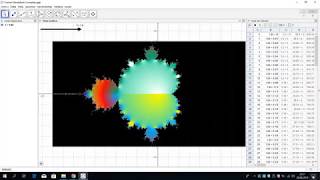 Contrución del Fractal Conjunto de Mandelbrot Con Geogebra [upl. by Etennaej]