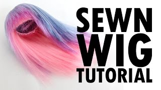 Sewn Doll Wig Tutorial HowTo [upl. by Eelyac435]