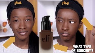 Foundation Hunt Week Day 3 Elf Flawless Finish Foundation Ebony [upl. by Ahsain111]