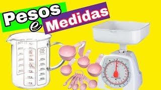 Dicas Valiosas de PESOS E MEDIDAS NA CULINÁRIA  Gramas e ml [upl. by Kirred534]