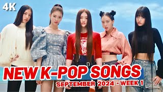 NEW KPOP SONGS  SEPTEMBER 2024 WEEK 1 [upl. by Asit293]