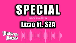 Lizzo ft SZA  Special Karaoke Version [upl. by Airotahs]