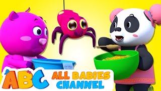 All Babies Channel  Little Miss Muffet Nursery Rhyme and More Songs For Children [upl. by Skricki]