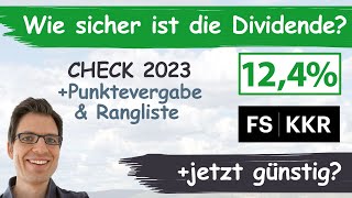 BDC mit 124 Dividendenrendite FS KKR Capital Aktienanalyse 2023 Wie sicher ist die Dividende [upl. by Jason112]