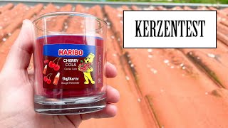 Haribo  Cherry Cola Duftkerze  KERZENTEST [upl. by Shae385]