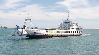 Super shuttle ferry 25 docking in hagnaya port cebu [upl. by Feenah]