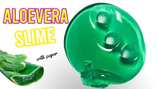 Satisfying CRUSH Mixing amp Making of ALOE VERA Slime 💖✨️🎧 No glue [upl. by Augusta]