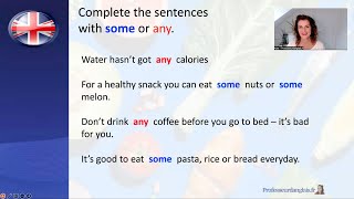 🇬🇧 Some and Any  Level A2 Lesson 23 [upl. by Odysseus]