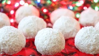 EASY Christmas Snowballs  Pecan Balls  So Easy ANYONE Can Make These [upl. by Assilim]