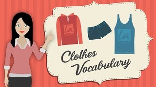 Vocabulario en Inglés Lección 1 Ropa clothes [upl. by Eenttirb]