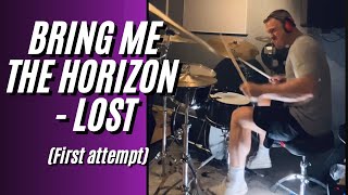 Bring Me The Horizon  LosT  Drum Cover 1st attempt [upl. by Boatwright]