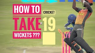 cricket 19 how to take wickets  spin bowling [upl. by Fonda]