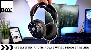 SteelSeries Arctis Nova 3 Wired Gaming Headset Review  2022 [upl. by Hevak]