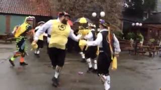 Harthill Morris dancing Jockey to the Fair Brackley at Lincoln BIG Morris [upl. by Anisah779]