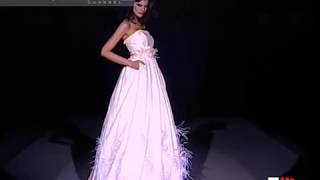 quotMass by Matilde Canoquot Cibeles Madrid Novias 2009 4 of 4 by FashionChannel [upl. by Yralih]