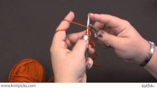 Provisional Cast On  Knitting Tutorial from Knit Picks [upl. by Richers74]