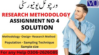 Edua630 assignment 4 solution spring 2024  Edua631  How to write research methodology [upl. by Isola875]