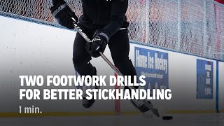 Two Footwork Drills For Better Stickhandling [upl. by Meldoh]