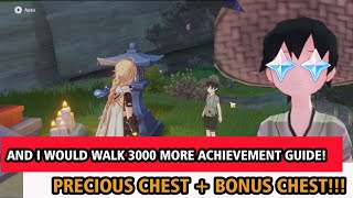 WORLD QUEST Gazing Three Thousand Miles Away Chouji Quest  Secret Achievement  Genshin Impact [upl. by Angelika]