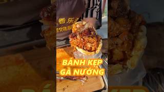 BÁNH KẸP GÀ NƯỚNG food [upl. by Ahsetal]