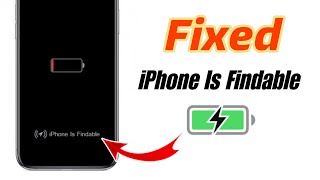 how to fix iphone is findable after power off  iphone findable after power off not working [upl. by Neeloj]