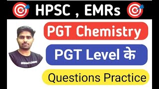 hpsc pgt Chemistry । emrs pgt chemistry  Pgt chemistry Question practice  htet chemistry ।Emrs [upl. by Ahsilrae]