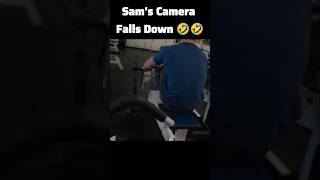 Sams Camera Falls Down 🤣🤣 gym funny ytshorts [upl. by Medora573]