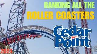 Ranking all the Roller Coasters at Cedar Point Sandusky OH [upl. by Ilamad]