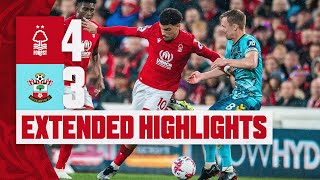 EXTENDED HIGHLIGHTS  NOTTINGHAM FOREST 43 SOUTHAMPTON  PREMIER LEAGUE [upl. by Anemolihp]