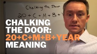 Chalking the Door 20CMBYEAR Meaning [upl. by Nothgiel]