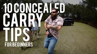 10 Concealed Carry Tips for Beginners  Nick Koumalatsos [upl. by Eyllek]